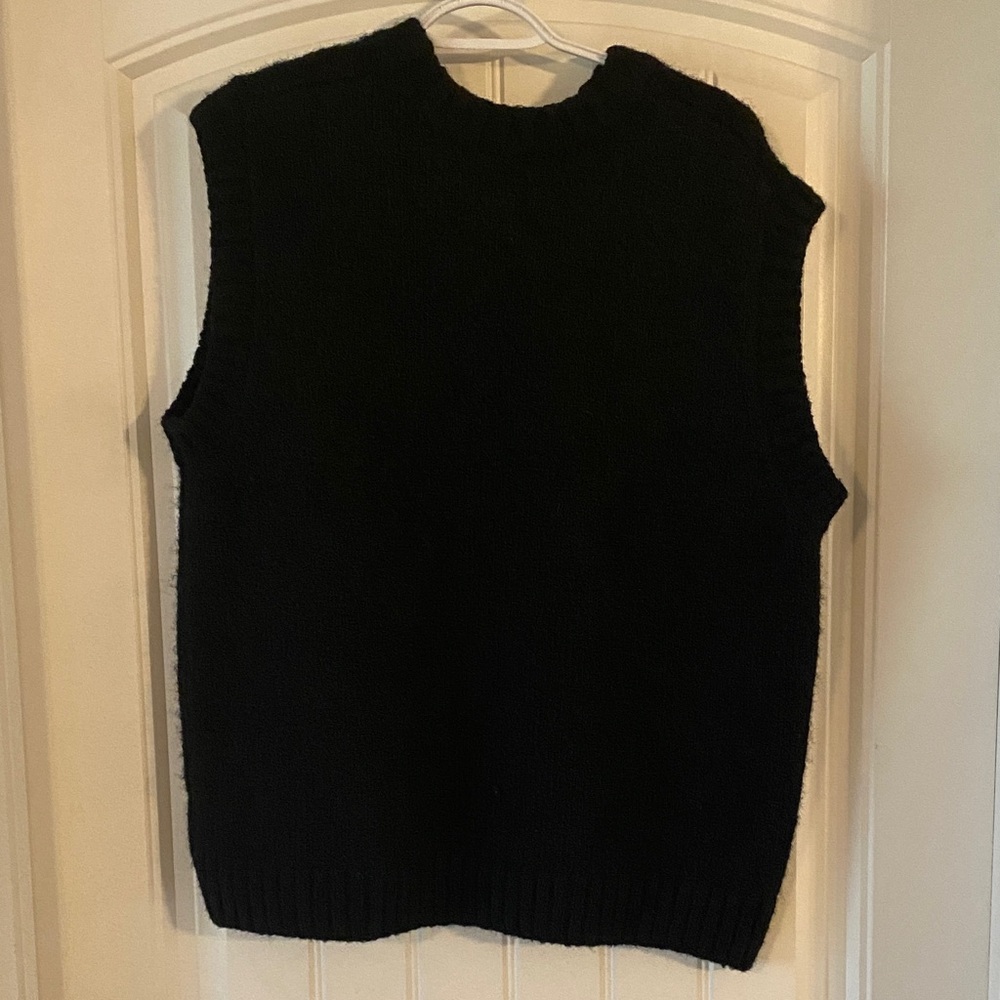 ASOS Black Oversized Knit Vest